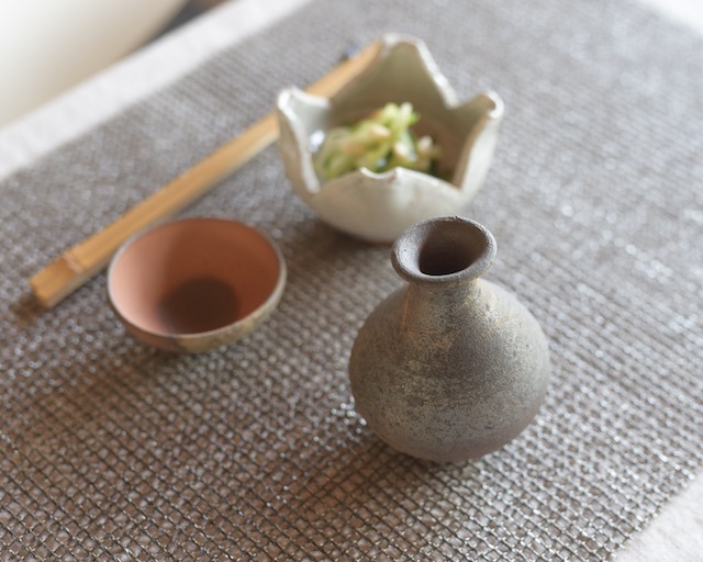 中里隆の和食器 種子島焼き〆徳利 作家もの器で引き出物 和食器ギフト