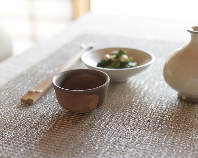 陶芸家、中里隆 焼き〆ぐい呑み【盃】 素敵な器作家のうつわが