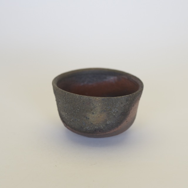 陶芸家 作家物 作者不明 焼締 やきもの 盃 ぐい呑 小碗 箱無し 沖縄 琉球 陶芸家、中里隆 焼き〆ぐい呑み【盃】 素敵な器作家のうつわが