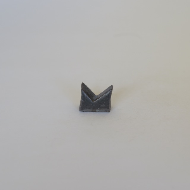中里隆　黒釉箸置 マット（1客）