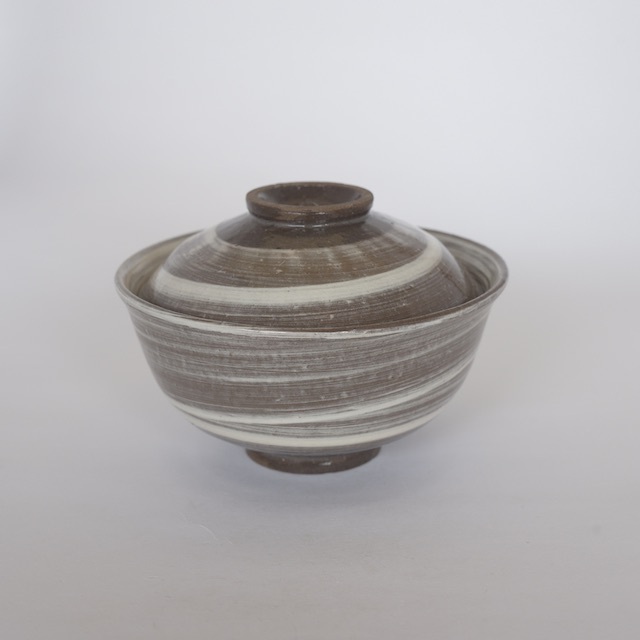 中里隆　唐津刷毛目蓋物