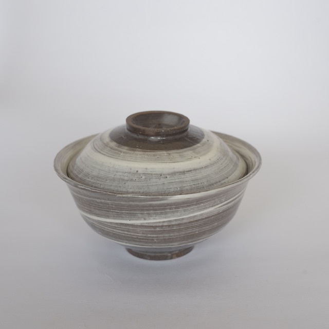 中里隆　唐津刷毛目蓋物