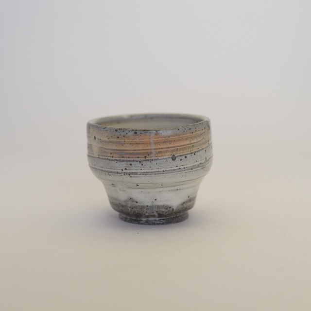 中里隆　唐津粉引三方湯呑み【唐津焼】