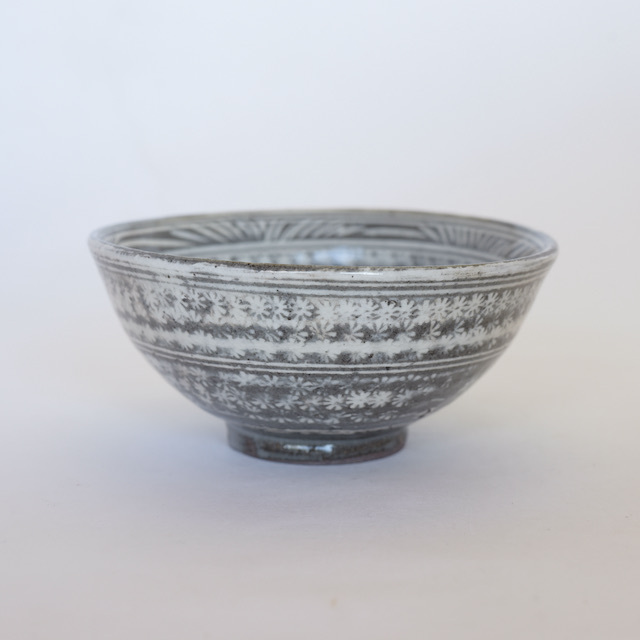 中里隆　唐津三島茶碗 中里隆 唐津三島茶碗