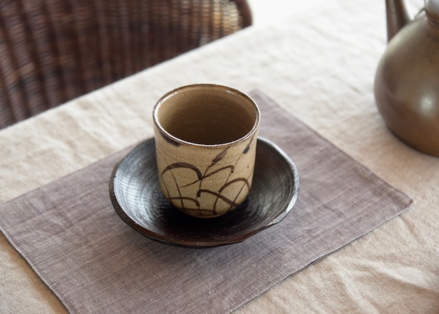 中里隆 唐津焼 絵唐津湯呑 器作家の和食器で引き出物 和食器 ギフト  