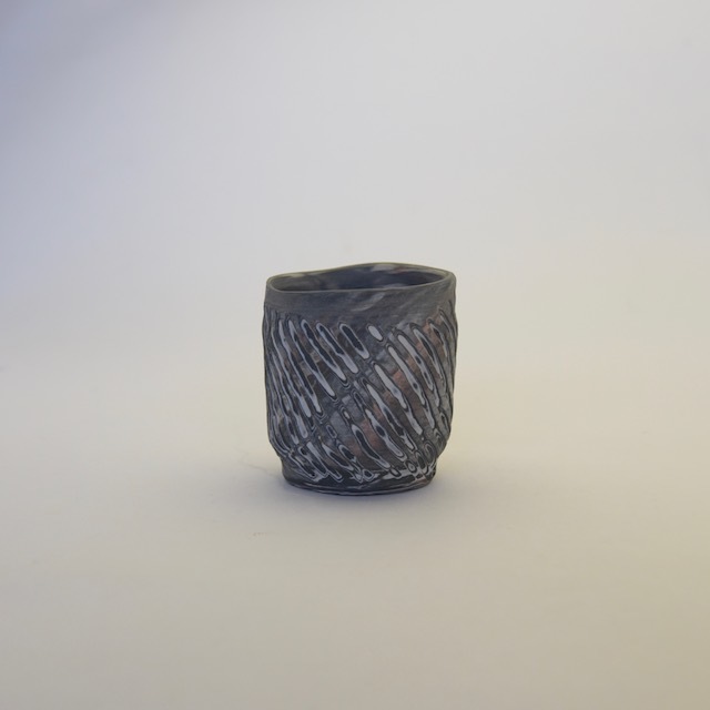 SH AKIO　中里隆　アンダーワンランチ窯　焼〆ぐい呑 SH AKIO 中里隆 アンダーワンランチ窯 焼〆ぐい呑 SH AKIO 中里