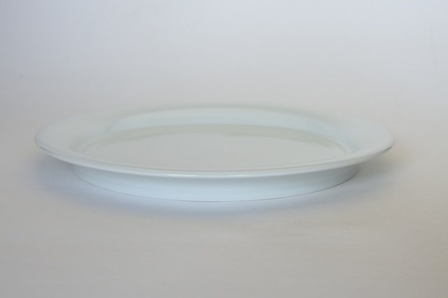 中里隆　日常のうつわ　プレートL　【平皿】【白磁器】