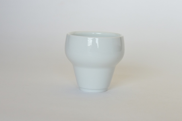 中里隆 　日常のうつわ　湯呑　【白磁器】【フリーカップ】