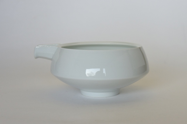 中里隆　日常のうつわ　片口　【酒器】【白磁器】