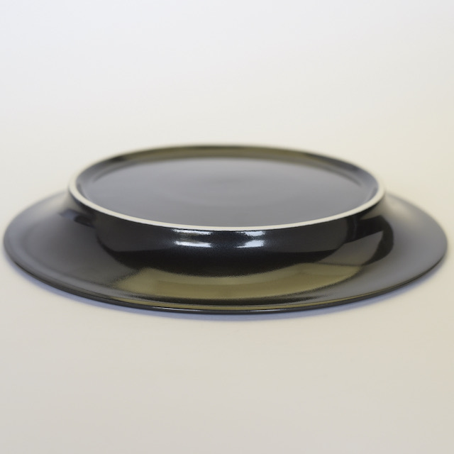 中里隆 25cm 大皿 ２枚 中里隆の日常の器シリーズ プレート中（中皿） 白磁器 作家もの器で