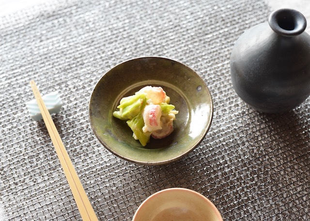 土屋由起子 灰釉皿