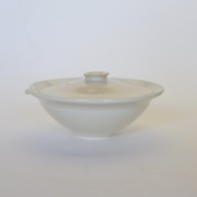 中里花子 コーヒーポット WHT&DB 器作家中里花子の陶器のコーヒードリッパー 作家もの器で