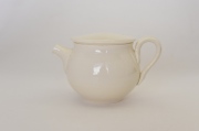 中里花子　マットホワイトティーポット【茶器】【陶器】