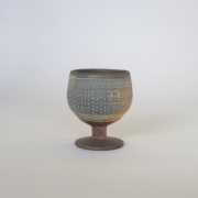 井銅心平　南蛮象嵌酒杯