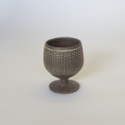 井銅心平　南蛮象嵌酒杯