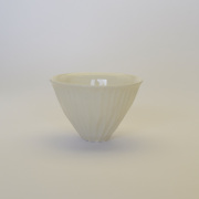 中里花子　ホワイトしのぎカップ　【汲出】