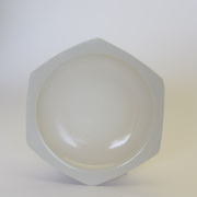 中里花子　リムボール　白　20センチ 小皿 13cmから17cm
