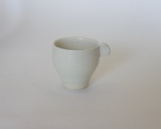 大庭一仁　リーチホワイトコーヒーカップ　A