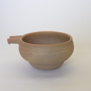 希少作★中里隆★焼き締めしのぎ文湯のみ★栞 片口