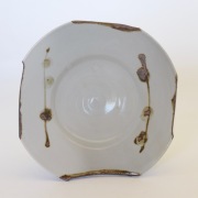 中里隆　アンダーソンランチ鉄絵向附　【茶道具】