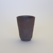 人気作家★中里隆★唐津南蛮ビアコップ★共箱付 唐津南蛮 鶴首花入 中里隆(作) 共箱 | 古美術ささき