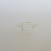 中里隆　白磁波文箸置 （1客）
