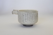 中里隆　唐津粉引きしのぎ片口【酒器】