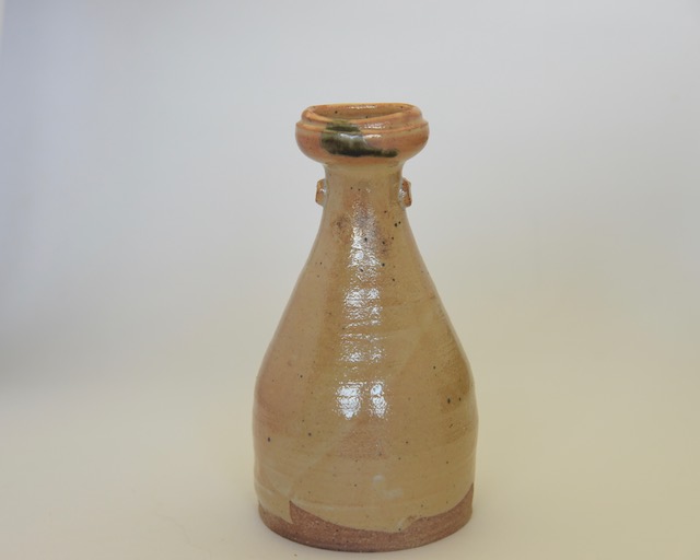 土屋由起子　長石釉花入れ【花瓶】【茶道具】