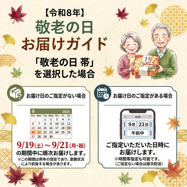 敬老の日お届けガイド