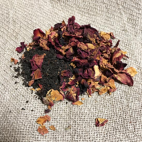 No.11ローズ紅茶ブレンドハーブティー / Rose and tea Blend Herb Tea