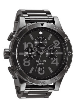 nixon_watchesthe_48_20_chrono_all_gunmetal_front1