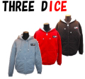 スリーダイス　ワッフルジャケット