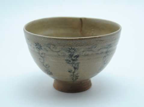 絵御本茶碗 銘「夜さむ」