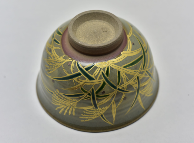 FB10⑤ 渋い押小路　絵茶碗 期間限定セール中 Lot0157】波車茶碗 - 九代 白井 半七 | 第822回 | 株式会社毎日