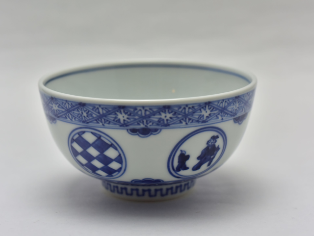 笠原染付茶碗　保存箱　ＭＡ41 笠原染付茶碗 保存箱 MA41