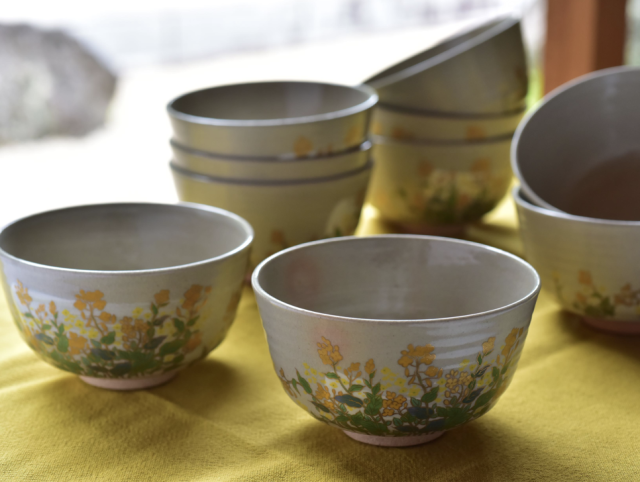 古都乃花の歳時記　十二ヶ月　 高級煎茶茶碗コレクション　12点 古都乃花の歳時記 十二ヶ月 高級煎茶茶碗コレクション 12点