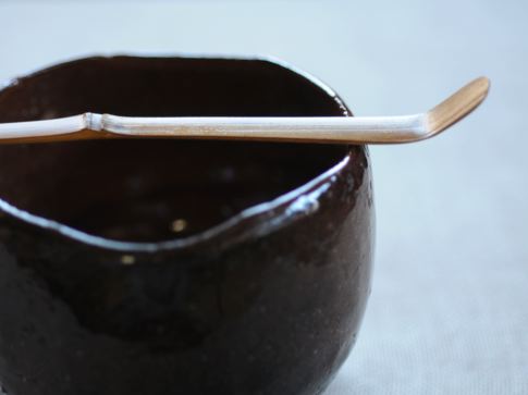 茶道具　宗玄下削　茶杓　銘松の緑　前大徳　藤井誠堂書付　共筒共箱　C　7907 茶道具 宗玄下削 茶杓 銘松の緑 前大徳 藤井誠堂書付 共筒共箱 C