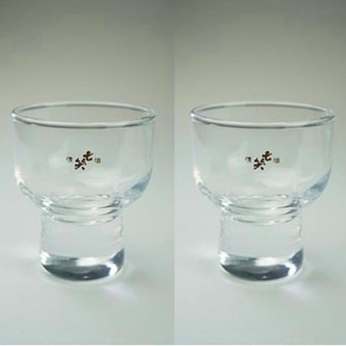 七笑酒造限定品　　清酒グラス(６０ｍｌ)　２個
