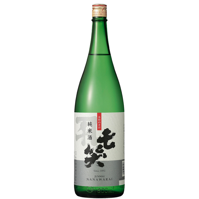 純米酒１．８L 七笑酒造　日本酒