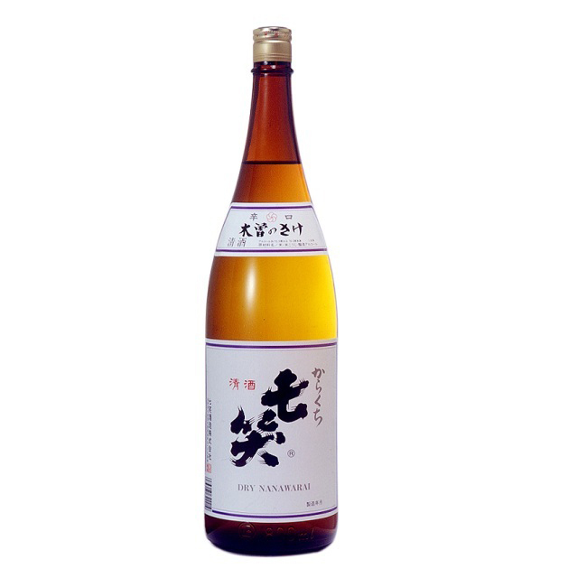 七笑 辛口1.8L（定番酒）