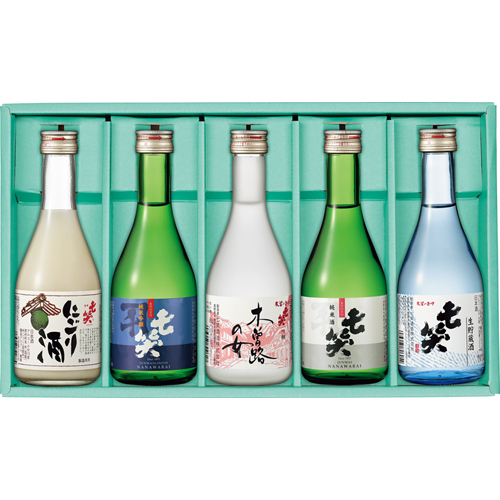 初めてのお客様限定、お試しセット 七笑の酒 300ml 5本セット