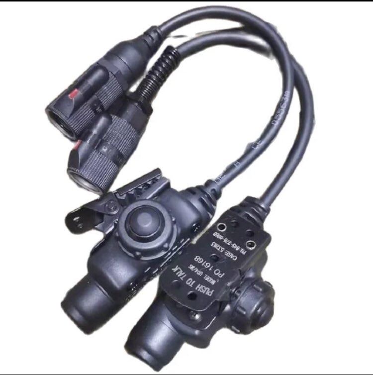 タクティカルインターホンコネクタu94/TAC-U94ブラック防水