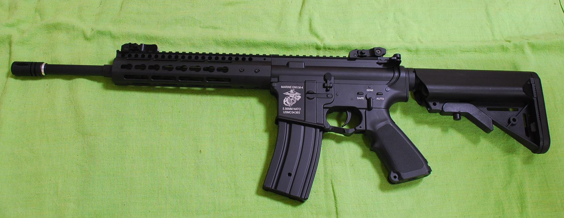 AY製　M4 9インチ KeyMod RIS / RAS　キーモッドレイルRIS