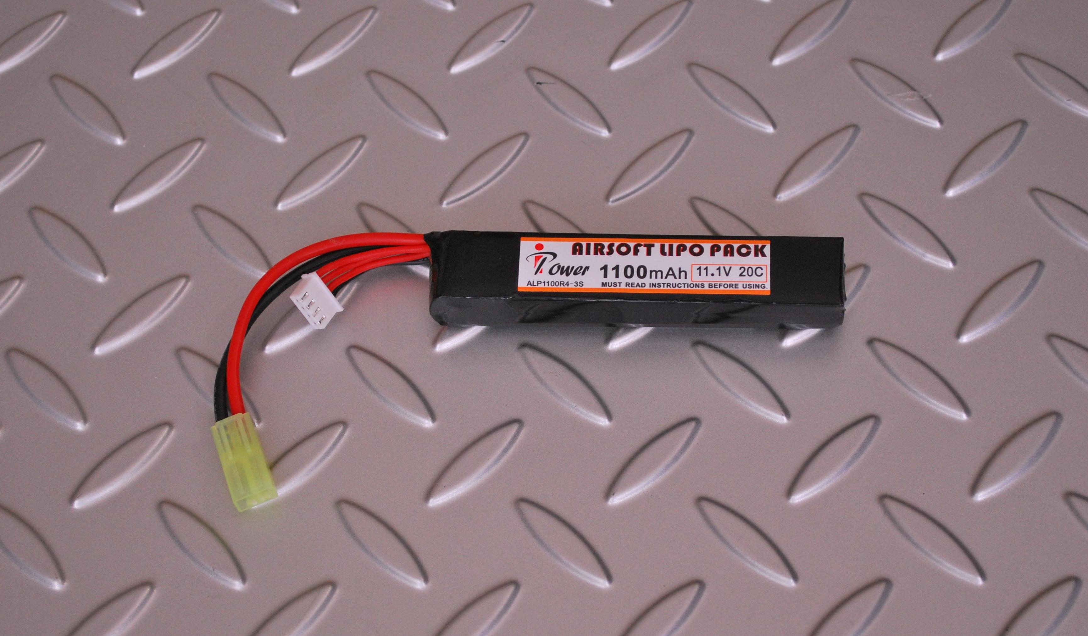 Ipower製　1100mAh 11.1V 20-40C LiPoバッテリー(ストックイン)