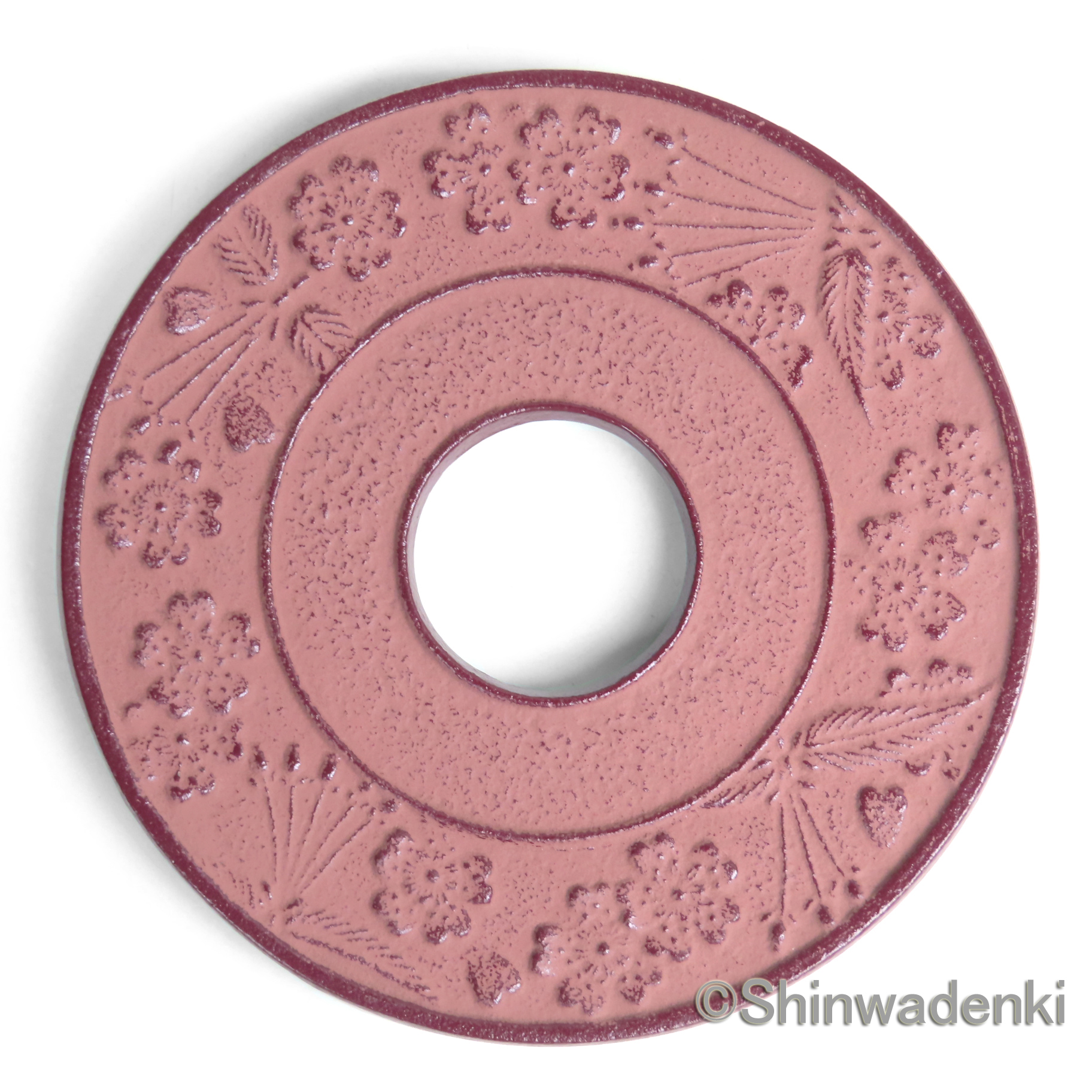 南部鉄器 釜敷 桜