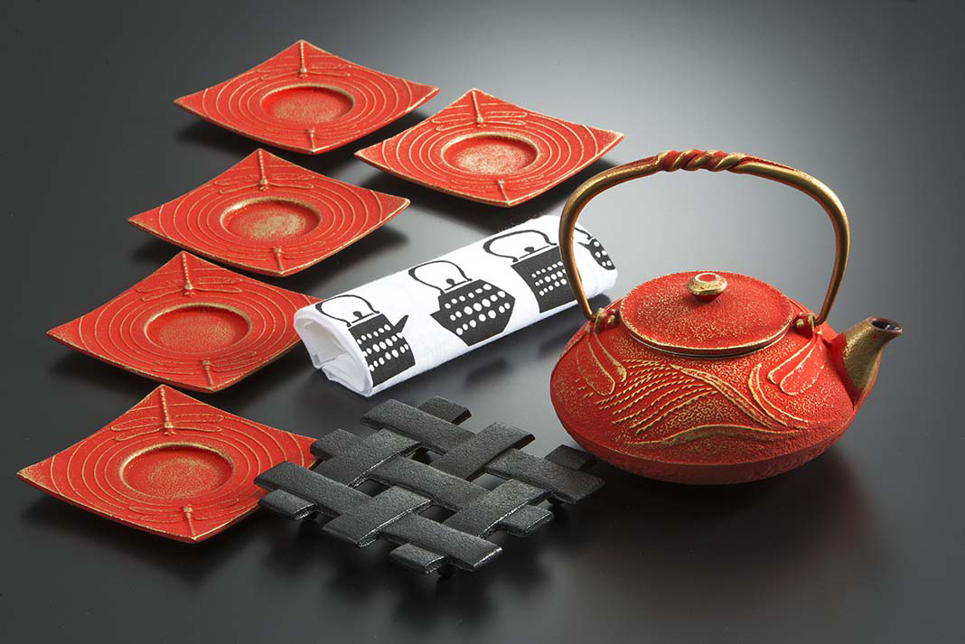 南部鉄器 急須 ギフトセット 蜻蛉