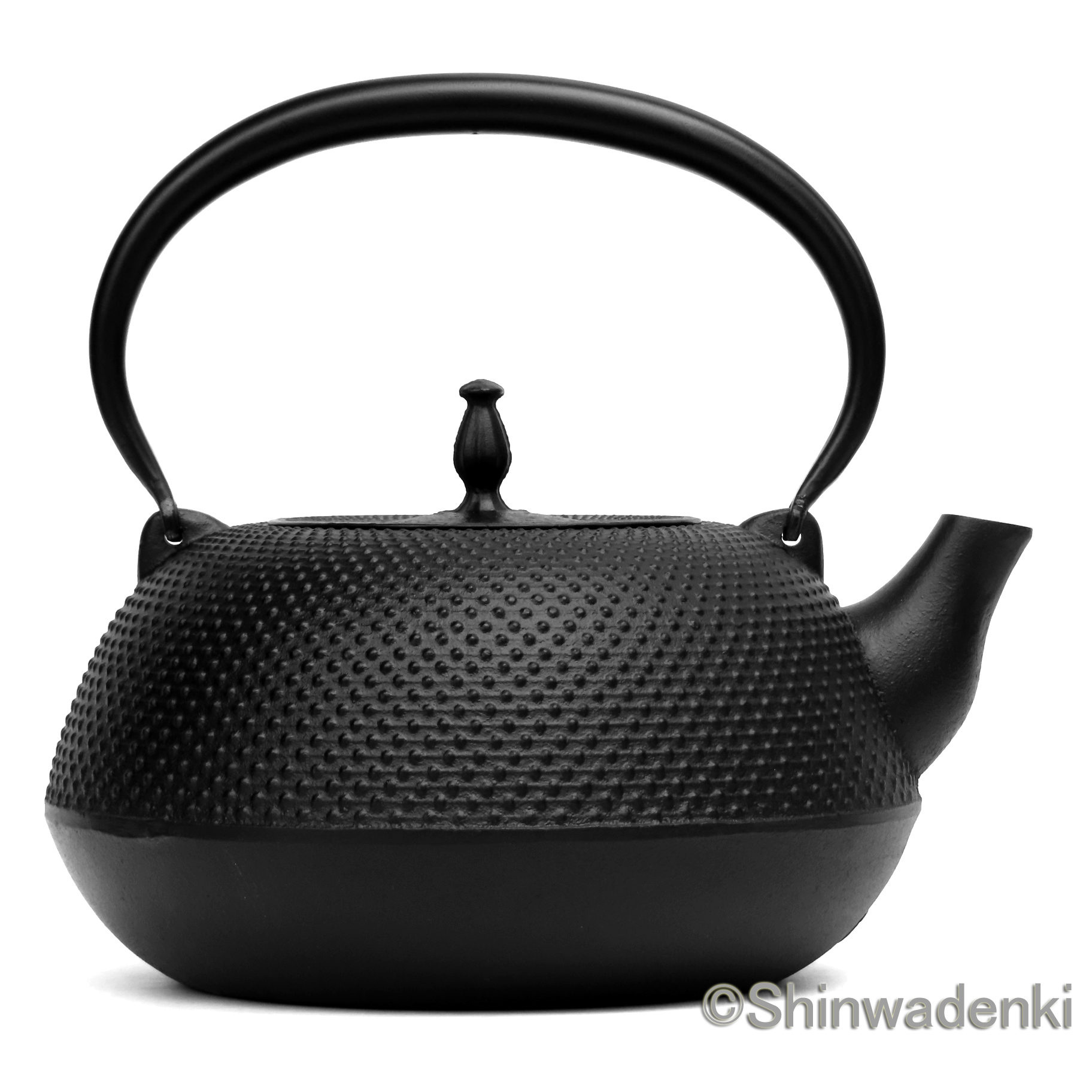 南部鉄器 鉄瓶 眞 黒 大