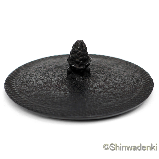 鉄瓶 清末・清茂作 9型姥口アラレ