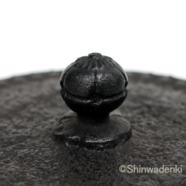 鉄瓶 清末・清茂作 9型姥口亀甲
