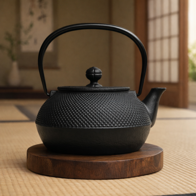 南部鉄器 鉄瓶 7型アラレ